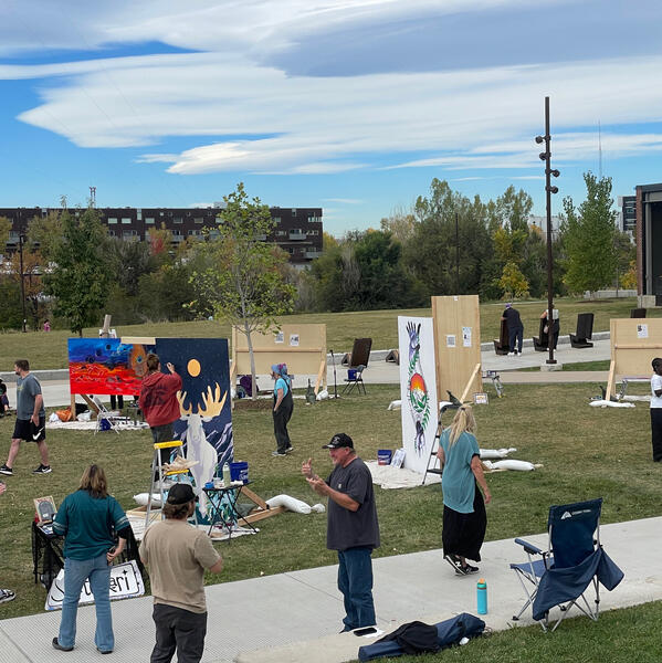 Kiss Fist Mural Fest Event